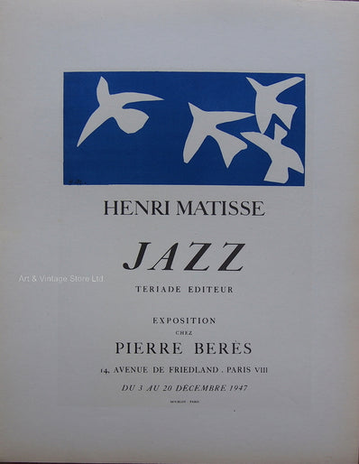 Henri Matisse Vintage Print - Original Lithograph 1959