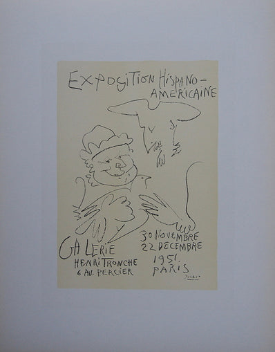 Pablo Picasso Vintage Print - Original Lithograph 1959