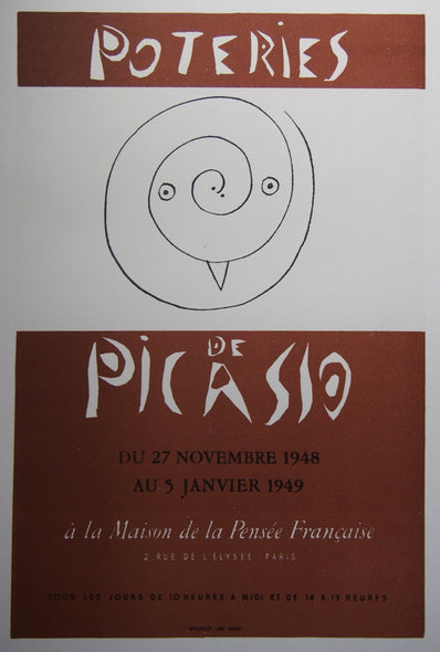 Pablo Picasso Vintage Print - Original Lithograph 1959