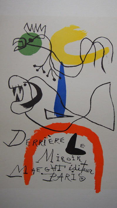 Joan Miró Vintage Print - Original Lithograph 1959
