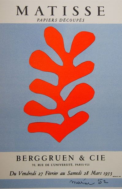 Henri Matisse Vintage Print - Original Lithograph 1959