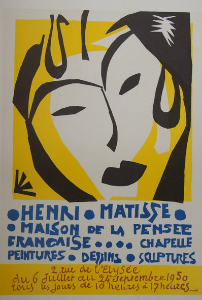 Henri Matisse Vintage Print - Original Lithograph 1959