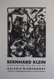 Bernhard Klein Original Woodcut Poster 1968
