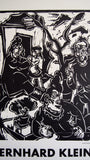 Bernhard Klein Original Woodcut Poster 1968