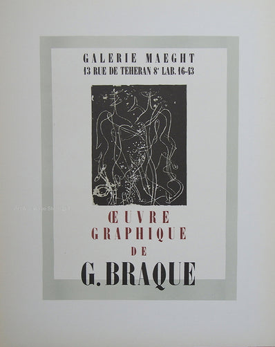 Georges Braque Vintage Print - Original Lithograph 1959