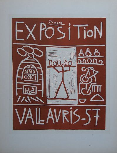 Pablo Picasso Vintage Print - Original Lithograph 1959