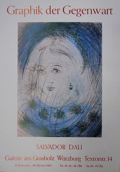 Salvador Dali - Graphik der Gegenwart  - Original Artist Poster 1985
