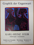 Karl-Heinz Steib - Graphik der Gegenwart Woodcut Poster 1997