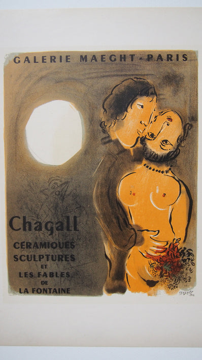 Marc Chagall Vintage Print - Original Lithograph 1959