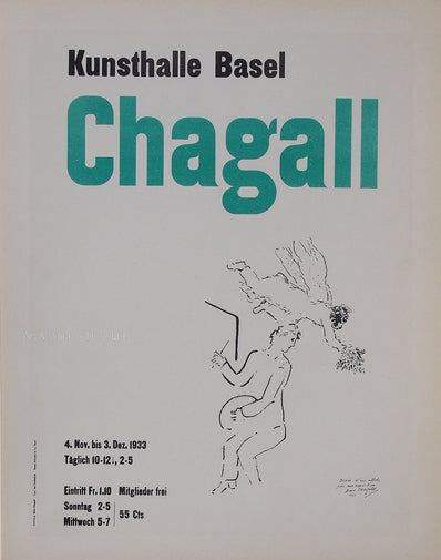 Marc Chagall Vintage Print - Original Lithograph 1959