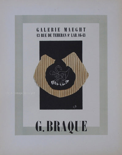 Georges Braque Vintage Print - Original Lithograph 1959