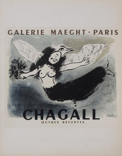 Marc Chagall Vintage Print - Original Lithograph 1959