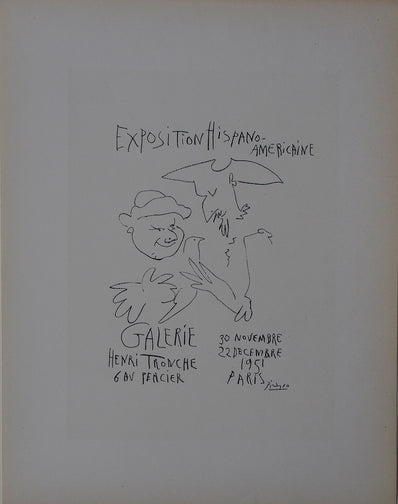 Pablo Picasso Vintage Print - Original Lithograph 1959