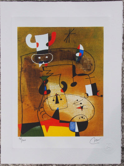 Joan Miró - Hand Pressed Print