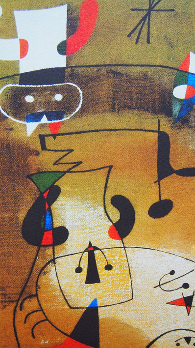 Joan Miró - Hand Pressed Print