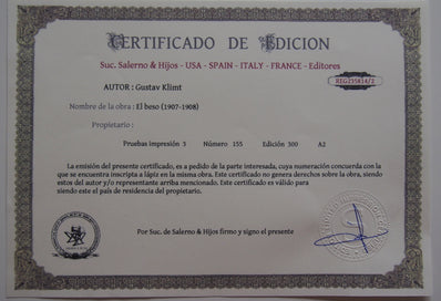 Gustav Klimt - Hand Pressed Print