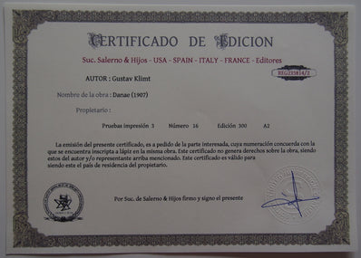 Gustav Klimt - Hand Pressed Print