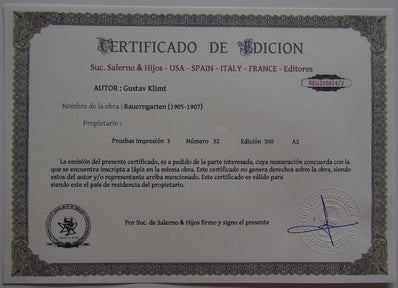 Gustav Klimt - Hand Pressed Print