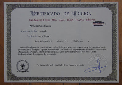 Pablo Picasso - Fine Art Print