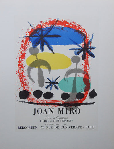 Joan Miró Vintage Print - Original Lithograph 1959
