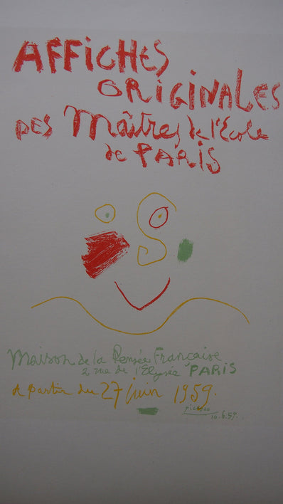Pablo Picasso Vintage Print - Original Lithograph 1959