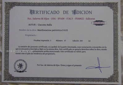 Giacomo Balla - Fine Art Print