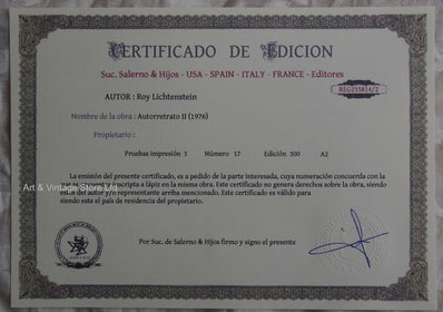 Roy Lichtenstein - Fine Art Print