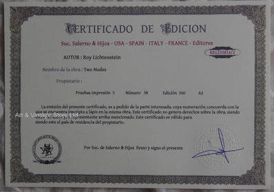 Roy Lichtenstein - Fine Art Print