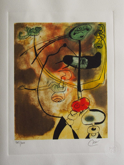 Joan Miró - Hand Pressed Print