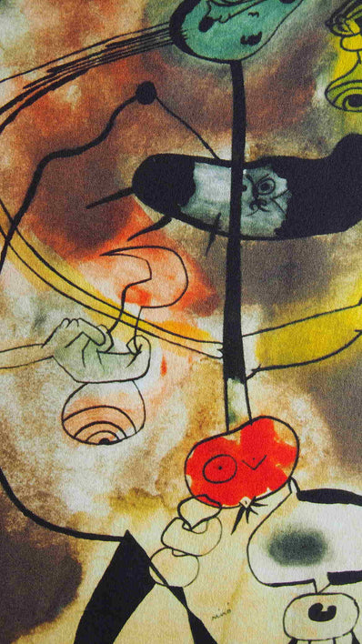 Joan Miró - Hand Pressed Print