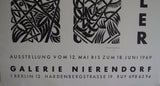 Otto Möller Original Woodcut Poster 1969