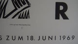 Otto Möller Original Woodcut Poster 1969