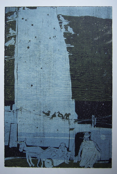 Detlef Willand - Original Woodcut