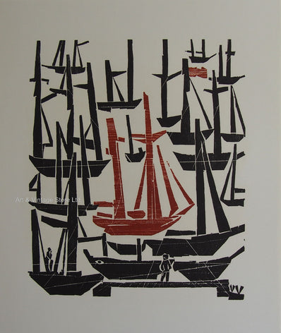 Detlef Willand - Original Woodcut