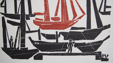 Detlef Willand - Original Woodcut