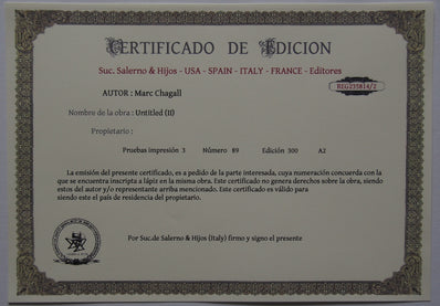 Marc Chagall - Hand Pressed Print