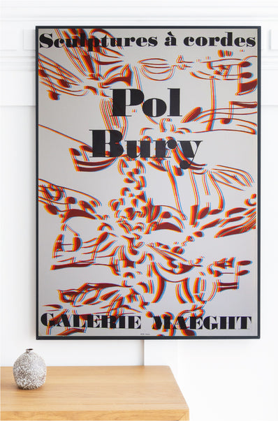 Pol Bury Original Artist Poster 1974