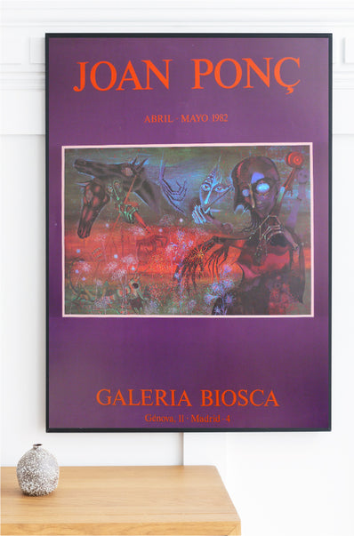 Joan Ponç  - Original Artist Poster 1982