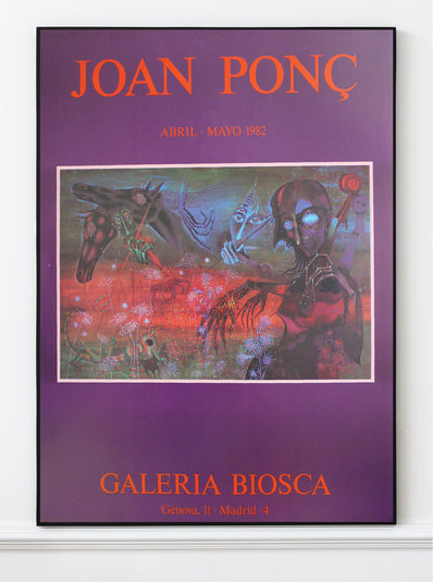 Joan Ponç  - Original Artist Poster 1982