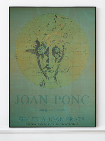 Joan Ponç  - Original Artist Poster 1978