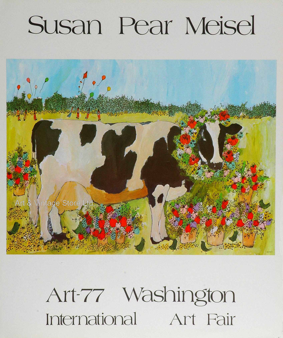 Susan Pear Meisel - Original Artist Poster 1977 – Art & Vintage Store Ltd