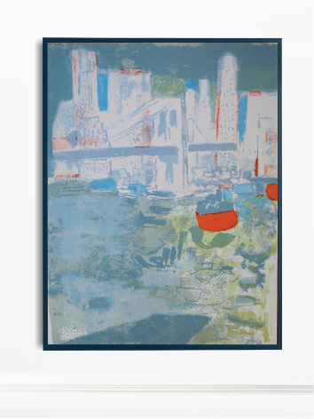 Paul Guiramand Vintage Print - Original Lithograph 1964