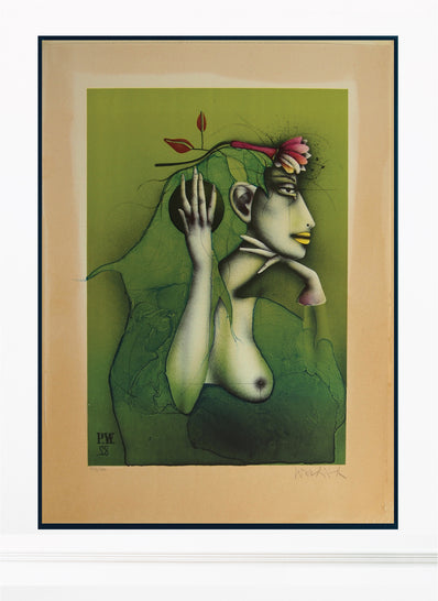 Paul Wunderlich - Vintage Hand Signed Lithograph