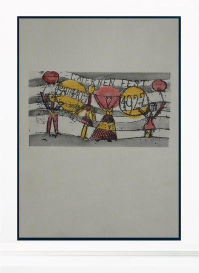 Paul Klee - Vintage Art Print 1950's