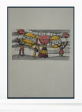 Paul Klee - Vintage Art Print 1950's