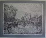 Paul Signac Original Artist Poster - Holkin Gallery 1980's