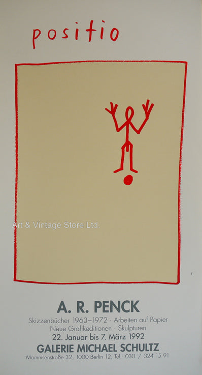 Penck - Original Exhibition Poster 1992