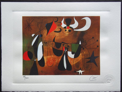 Joan Miró - Hand Pressed Print