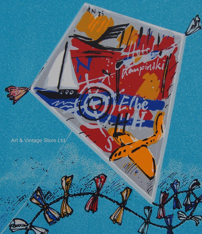 Peter Nagel - Original Serigraph 1985 - Collectible Art