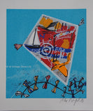 Peter Nagel - Original Serigraph 1985 - Collectible Art